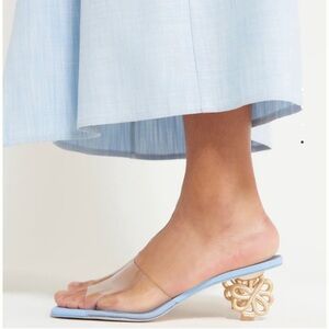 Cult Gaia Bloom Sandal Ice blue